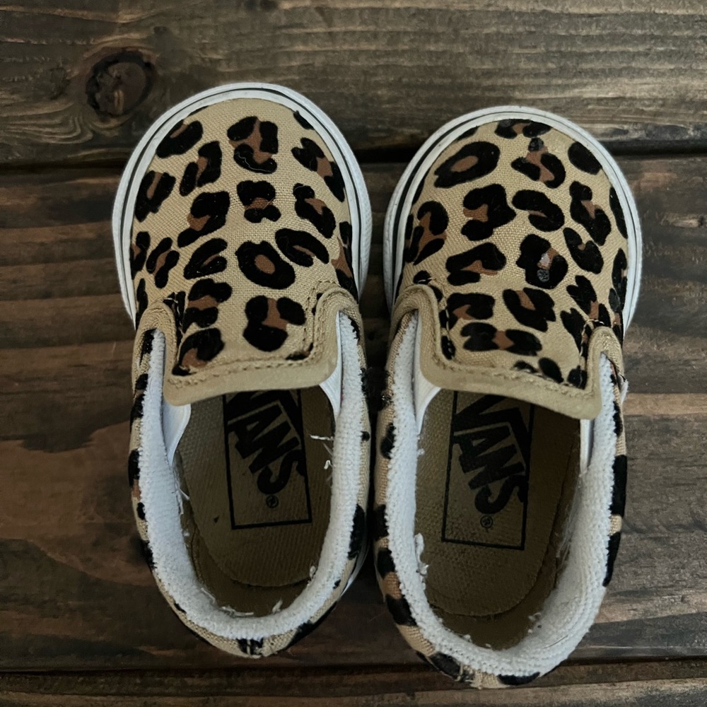 Cheetah toddler Vans